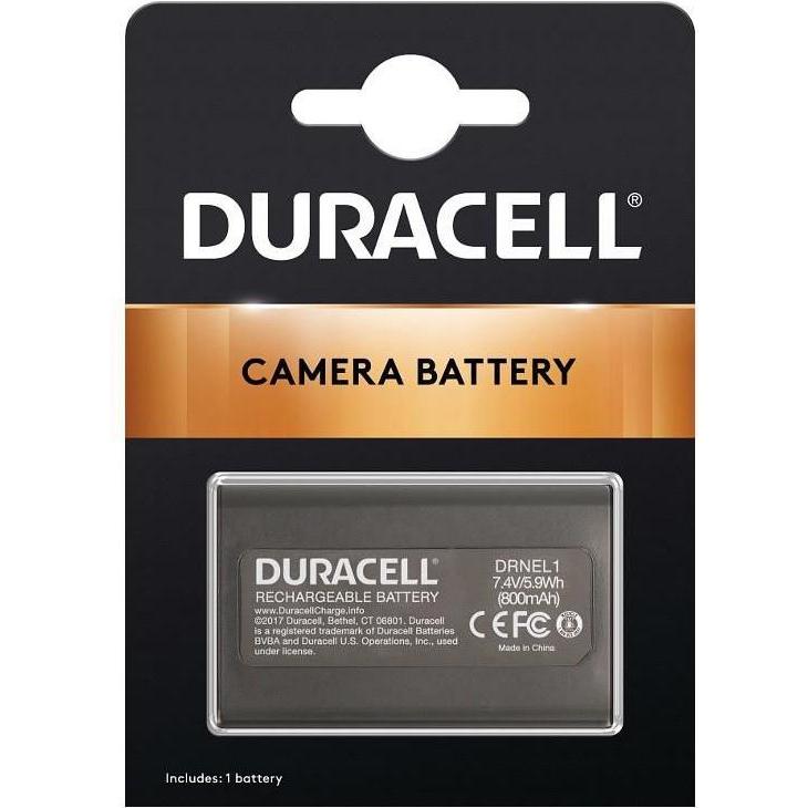 Thumbnail - Duracell Lithium-Ionen-Akku EN-EL1, 750 mAh (Akku), Kamera Stromversorgung, Schwarz