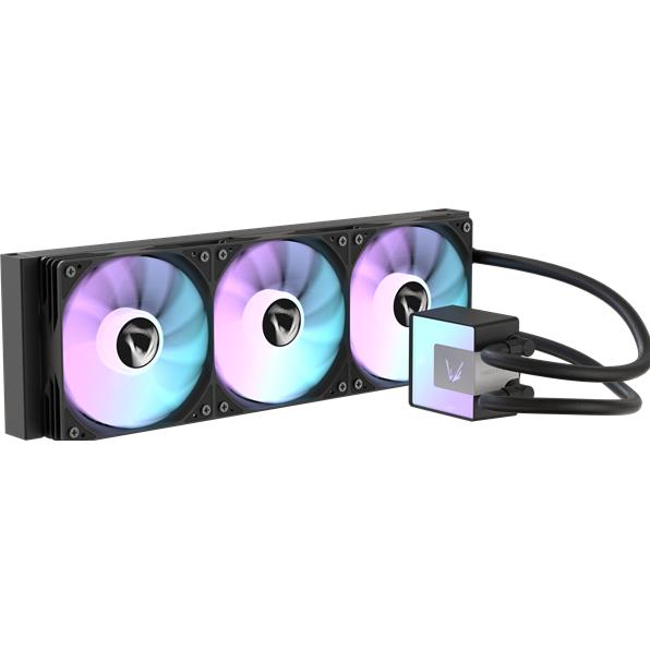 Formula CPU Water Cooler - Ice Jet Glow 360 BK (3x12cm, ARGB LED, fekete), Raffreddamento ad acqua CPU, Nero