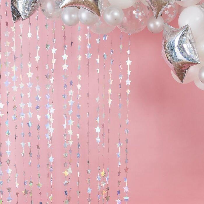 Actual product image Ginger Ray Star curtain in silver (1 pcs.)