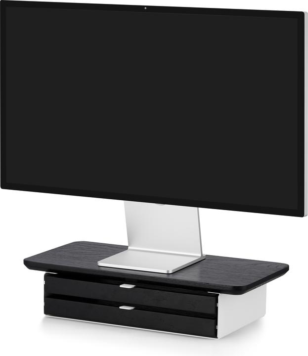 Image du produit Oakywood Étagère de bureau Mini support d'écran peu encombrant avec tiroir