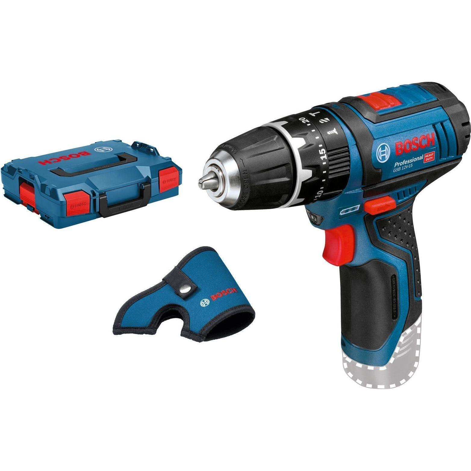 Bosch Professional, Bohrmaschine + Akkuschrauber, Gsb 12v-15 (Akkubetrieb)