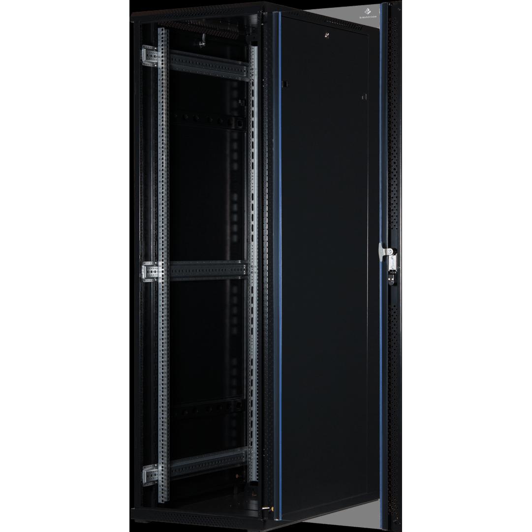 Thumbnail - Rockstable 19" 42 HE 600x1000x2000mm (19 Zoll Rack), Serverschrank, Schwarz