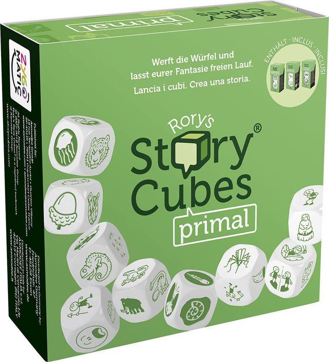 Produktbild Asmodée Rory's Story Cubes Primal (Deutsch, Französisch, Italienisch)