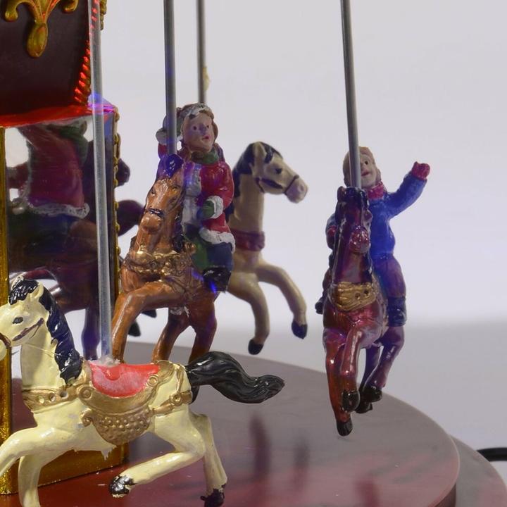 Produktbild Lumineo Weihnachtsschmuck Karussell 24 x 24 x 25 cm Licht Beweglichen