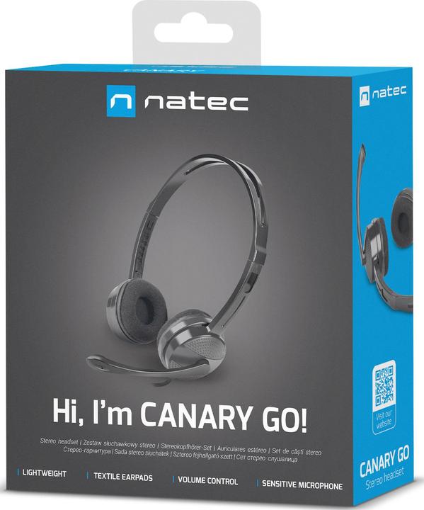 Produktbild Genesis NATEC headset Canary Go with microphone (Kabelgebunden)