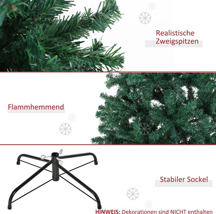 Actual product image Homcom Artificial Christmas tree (180 cm)