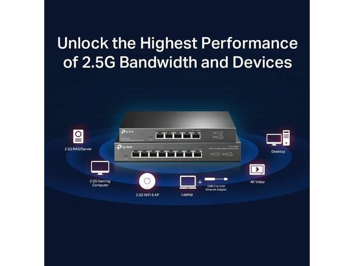 Productafbeelding TP-Link TL-SG108-M2 (8 ports)