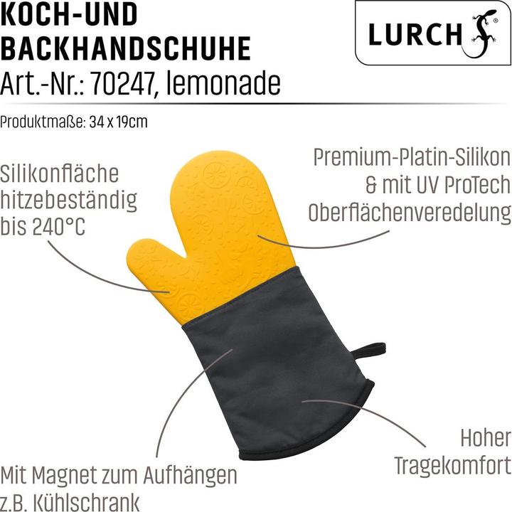 Produktbild Lurch Backhandschuh (100% Premium-Platin-Silikon)