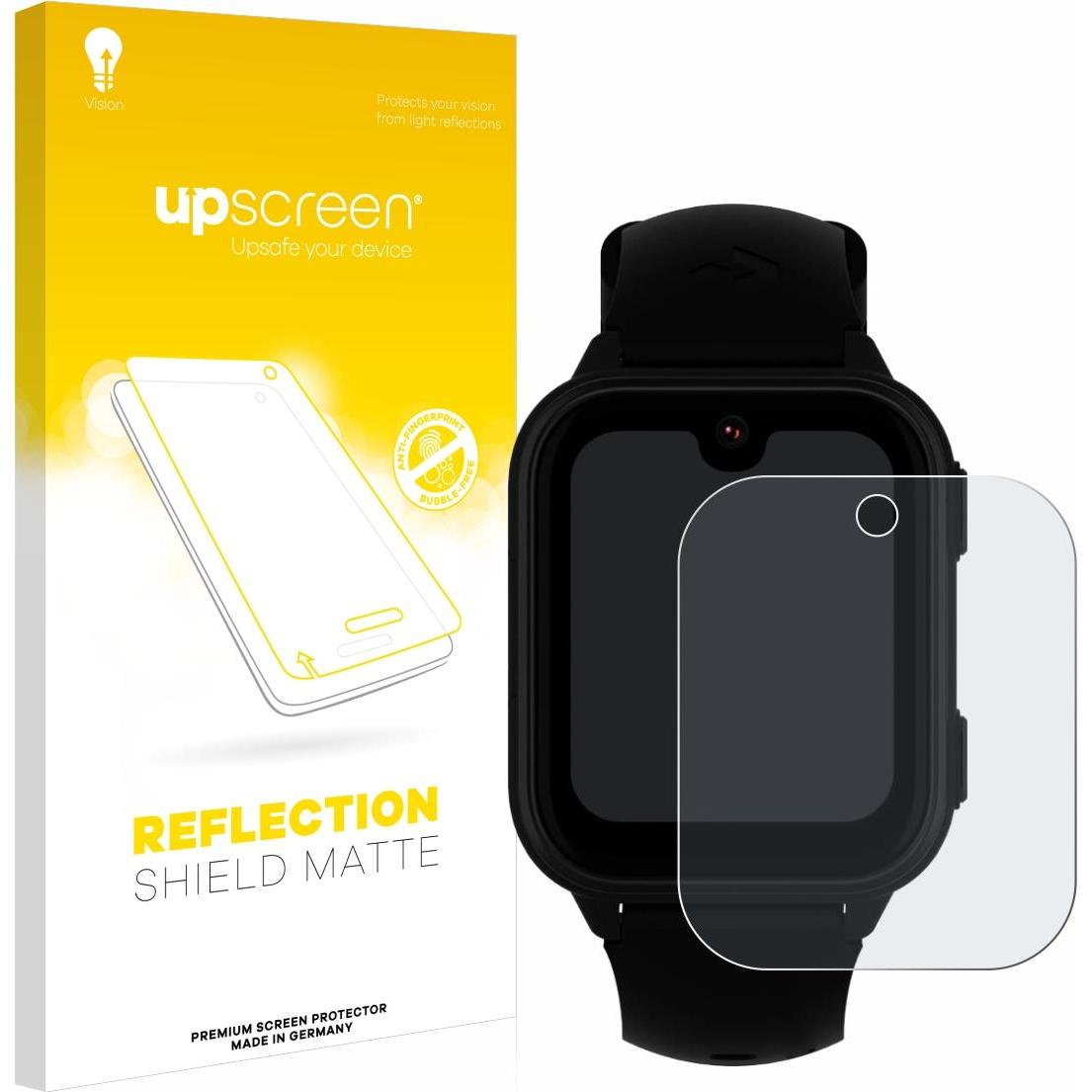 upscreen Schutzfolie Displayschutz Displayschutzfolie Folie Matt Entspiegelungsfolie, Smartwatch Schutzfolie, Grau