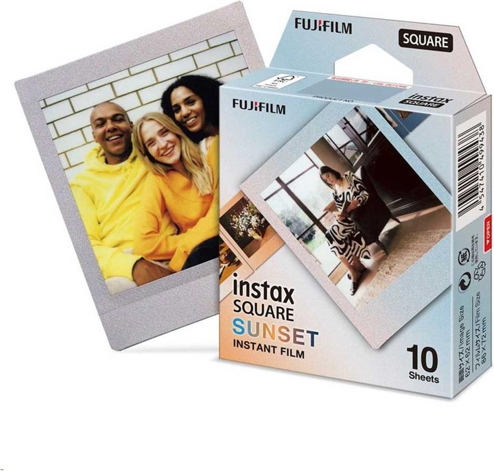 Immagine prodotto Fujifilm instax Square Film Sunset Rainbow (Quadrato delle imposte SQ10, Quadrato delle imposte SQ6, Quadrato delle imposte SQ20)