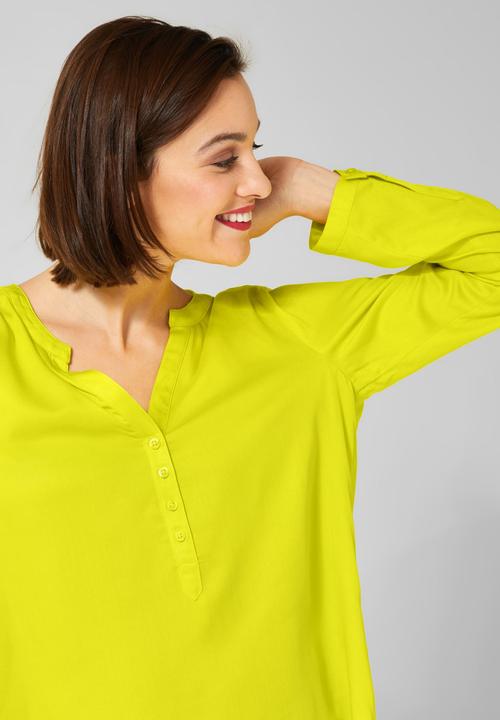 Produktbild Street One Unifarbene Bluse (36)