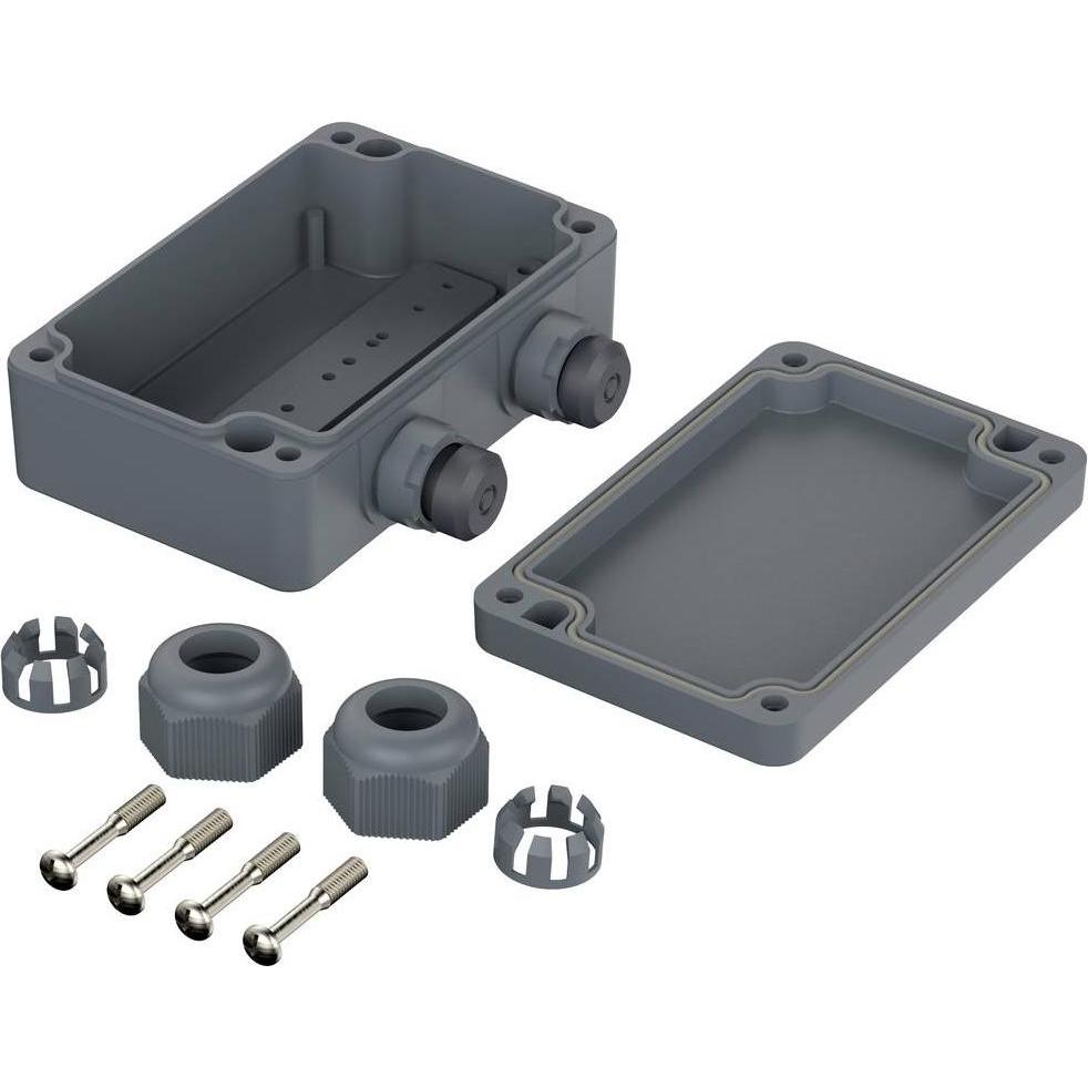 Bopla Polyamidgehäuse 98x64x34mm (Gehäuse), Elektronikzubehör + Gehäuse, Silber