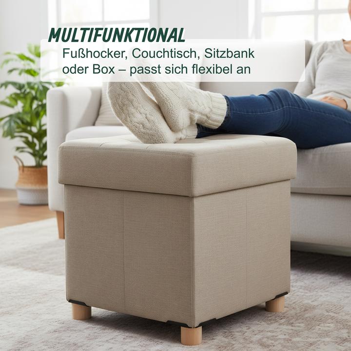 Actual product image Relaxdays Hocker mit Stauraum