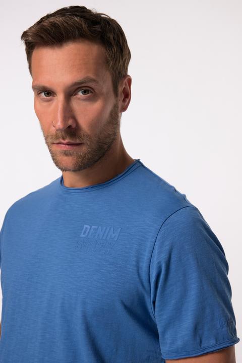 Produktbild JP1880 JP 1880 T-Shirt, Halbarm, Brustprint, offene Kanten (7XL)
