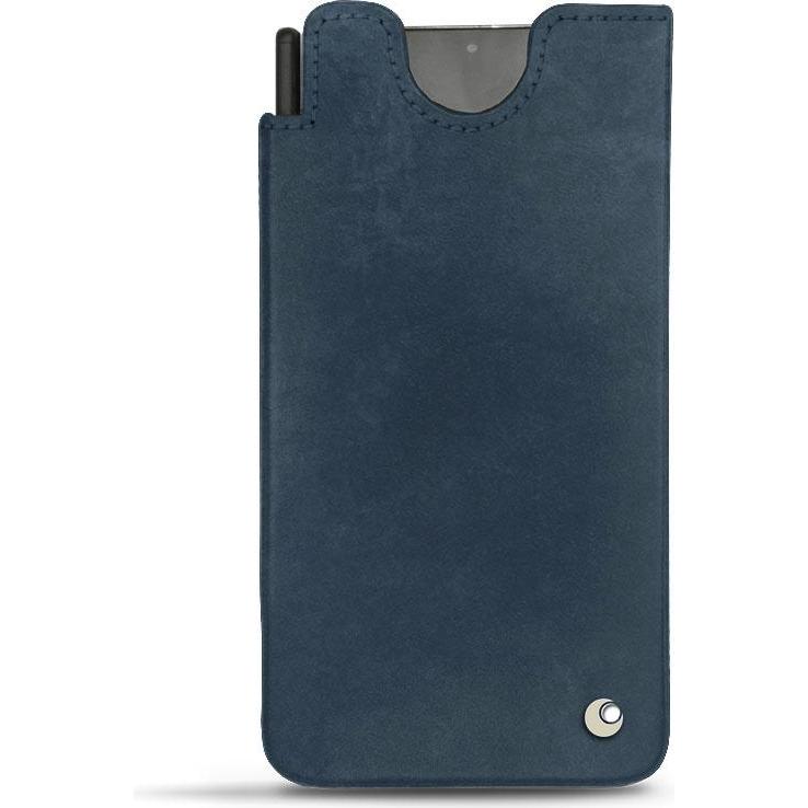 Noreve Lederschutzhülle (Samsung Galaxy S21 Ultra), Smartphone Hülle, Blau