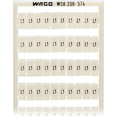 5x Wago WSB-Bezeichnungssystem, Elektronikzubehör + Gehäuse, Weiss