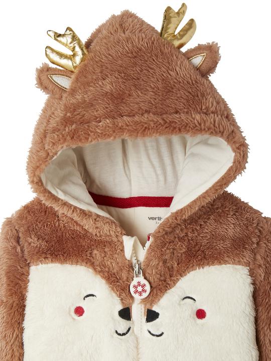Immagine prodotto Vertbaudet Weihnachtlicher Baby Plüsch-Overall, Rentier (80)