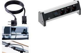 Actual product image Bachmann DESK extension cord (3 x, CEE 7/3)
