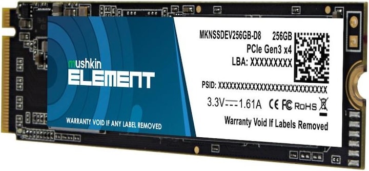 Immagine prodotto Mushkin SSD Element M.2 256GB PCIe Gen3x4 NVME (256 GB, M.2 2280)
