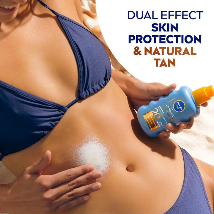 Actual product image NIVEA Protect & Bronze (Sun spray, SPF 20, 200 ml)