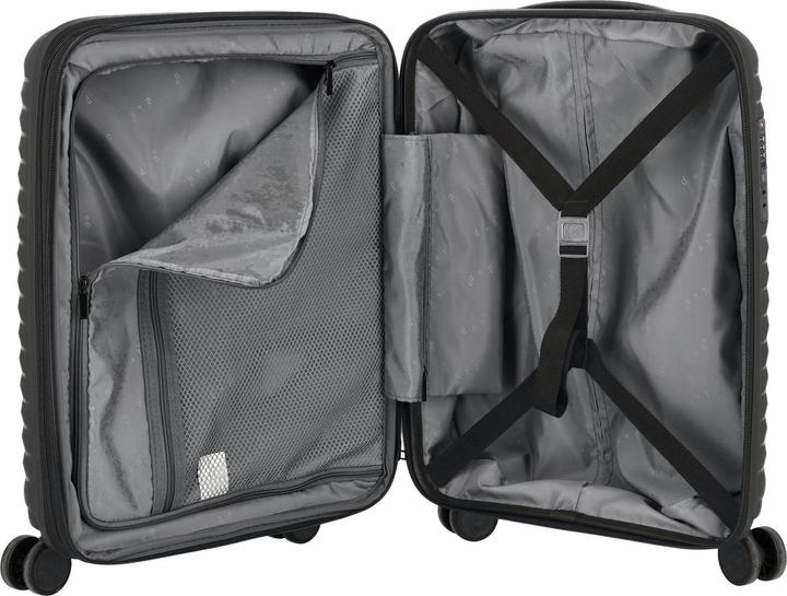 Immagine prodotto D&N Travel Line 4500 Carrello cabina a 4 ruote S 55 cm con ripiegamento elastico (38 l, Bagaglio a mano (fino a 50 litri))