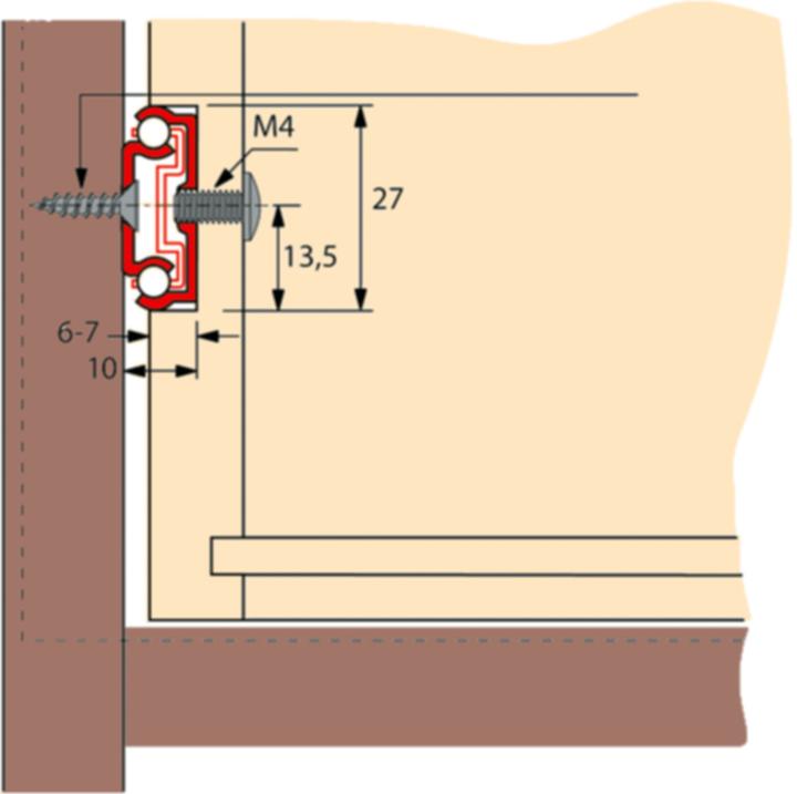 Actual product image Hettich Ka 270/350