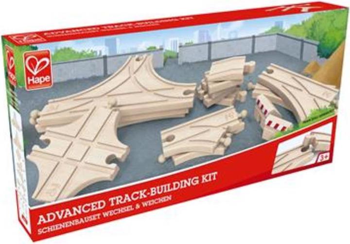 Hape Set di costruzione di rotaie, scambi e deviatoi