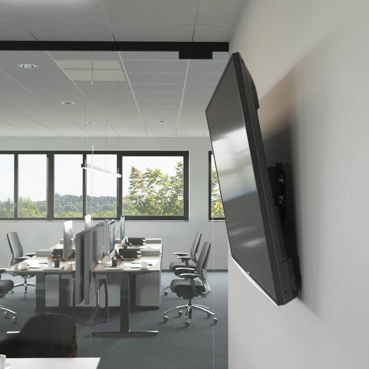 Image du produit Hama Support TV mural, inclinable, antivol, 203 cm (80") jusqu'à 50 kg (Mur, 50 kg, 37" - 80")