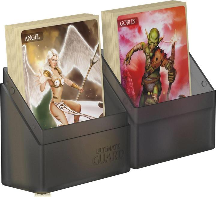 Actual product image Ultimate Guard Card Box Boulder Deck Case Standard Size 40+ Onyx