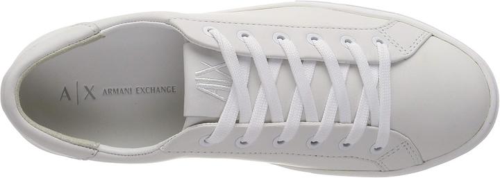 Actual product image Armani Exchange Cow Leather Lace Up Sneakers (39)