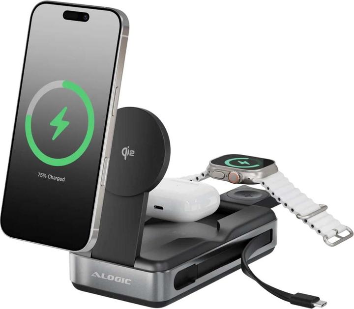 Produktbild Alogic Roam 6-in-1 Power Bank 20000mAh, 100W USB Charging (20000 mAh, 100 W, 77 Wh)