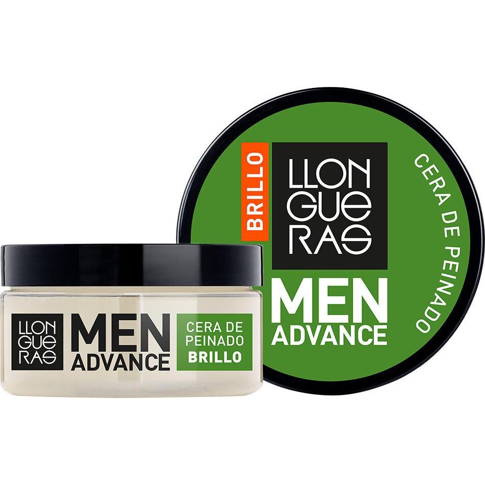 Llongueras, Haargel + Haarwachs, MEN ADVANCE BRILLO cera de peinado 85 ml (Haarwachs, 85 ml)