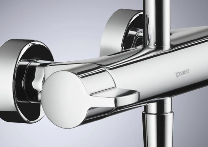 Produktbild Duravit Duschsystem B.1 mit Brausethermostat chrom