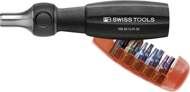 Image du produit PB Swiss Tools Porte-magazine bit (Escale, Recouvrement cruciforme Phillipps (PH), Torx (TX), Clé Allen, Cruciforme PZ)