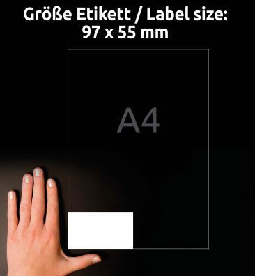 Actual product image Avery Universal labels