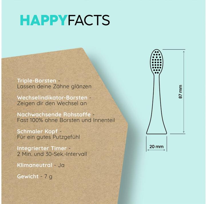 Produktbild happybrush Hpy Eco Vibe 3+Ocean (3 x)