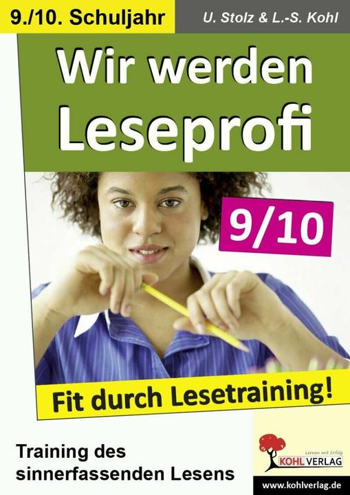 Produktbild Wir werden Leseprofi - Fit durch Lesetraining! 9./10. Schuljahr (Deutsch, 2007)