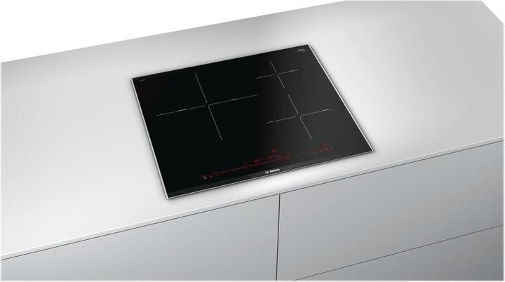 Produktbild Bosch Hausgeräte Serie 8 PID675DC1E, Black, Built-in, Zone induction hob, Glass-ceramic, 3 zone(s), 3 zone(s)