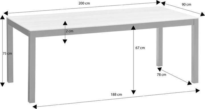 Image du produit edy&liv Liva (200 x 90 x 75 cm)