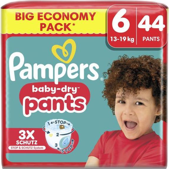 Actual product image Pampers Baby Dry Pants Gr.6 Extra Large 14-19kg Big Pack Windeln (Size 6, 44 pcs.)