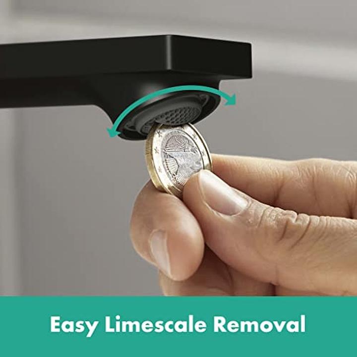 Actual product image hansgrohe HG single-lever washbasin mixer Rebris E 110 CoolStart m ZAG matt black