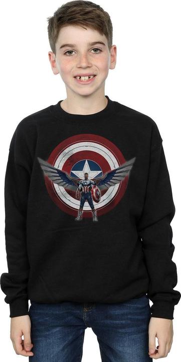 Image du produit - Sweat FALCON AND THE WINTER SOLDIER CAPTAIN AMERICA SHIELD POSE - Garçon (116)