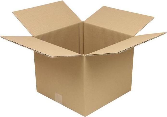 Actual product image Transpak Folding carton 2-wall dimensions 350x350x300mm quality 2.2BC brown brown (20x)