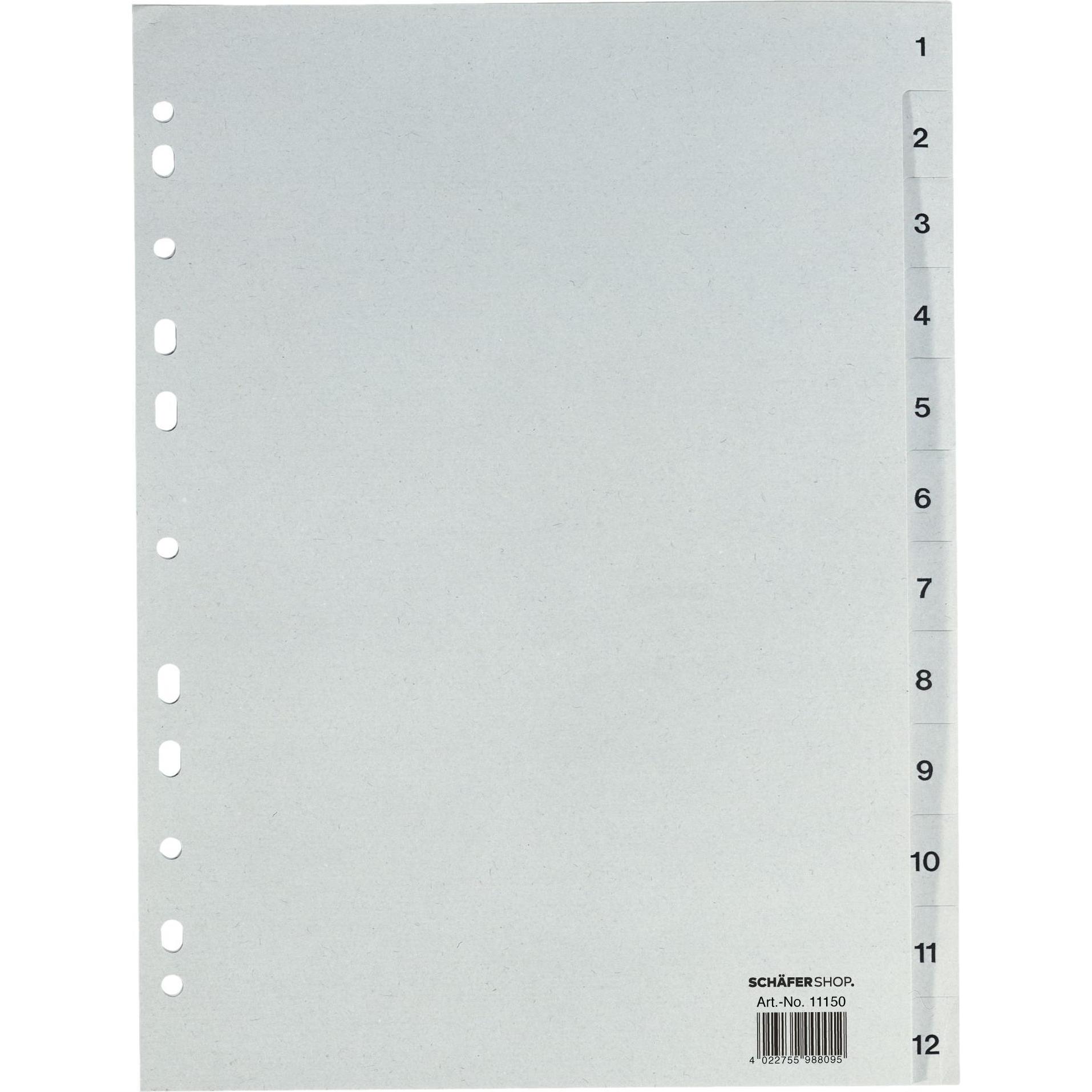 15x 0, Ordner Zubehör, Recycling-Register DIN A4