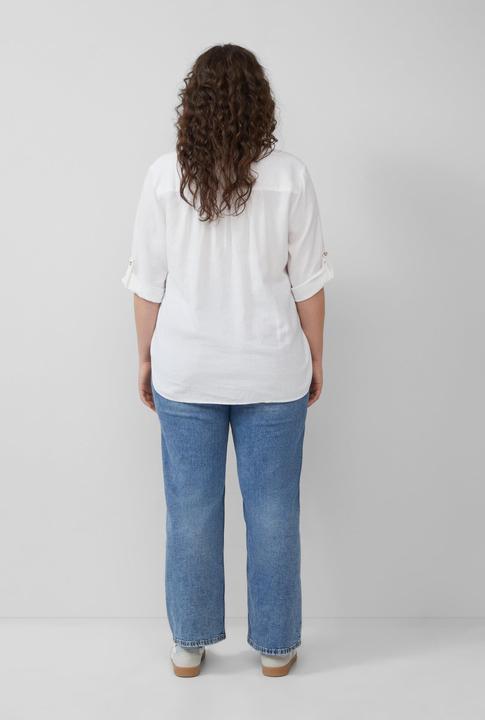 Immagine prodotto s.Oliver Bluse Leinenmix-Bluse mit Turn-up (46)