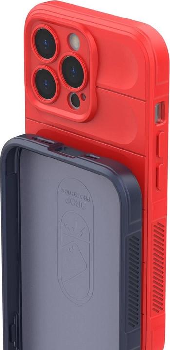 Produktbild Hurtel Magic Shield Case für iPhone 13 Pro Max flexible gepanzerte Hülle rot (Apple iPhone 13 Pro Max)