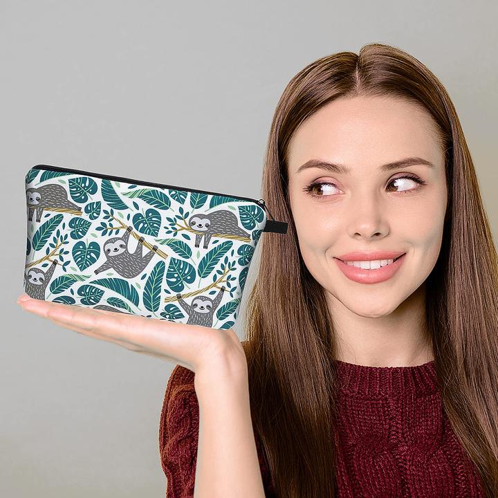 Produktbild Only-Bags.Store Kosmetische Schminktasche Leinwand Handtasche Mini Tasche Geldbörse