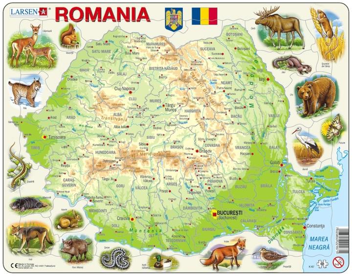 Immagine prodotto Larsen Romania (fisica) (68 pezzi)