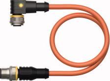 Actual product image Turck Actuator and sensor cable/PUR connecting cable WKC4.4T-P7X3.1-1-RSC4