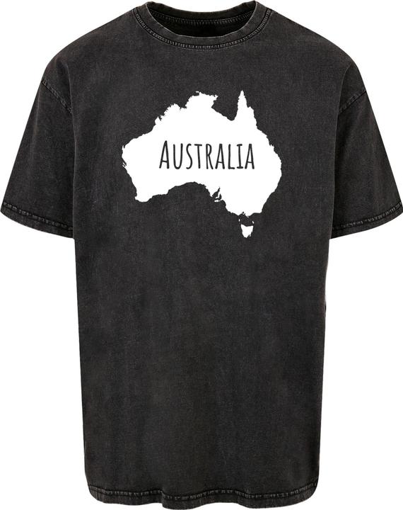 Produktbild Merchcode Australia X Acid Washed Heavy Oversize Tee - 111643 (M)